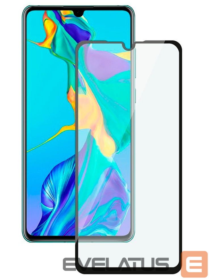 Kaitseklaasid Evelatus Huawei P30 2.5D Full Cover Japan Glue Glass Anti-Static