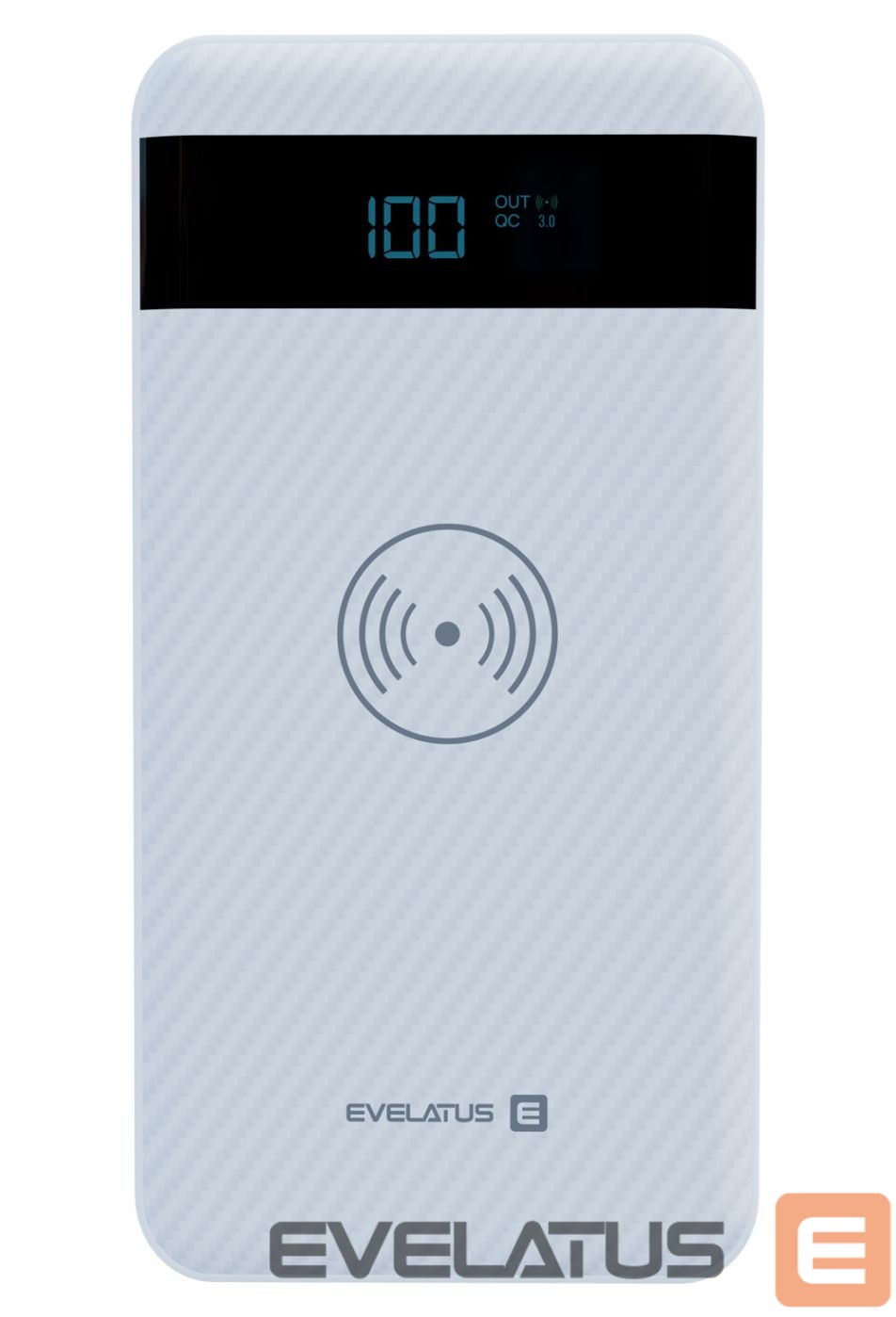 Väline aku Evelatus Evelatus Power Bank Wireless EPB05 10000 mAh White