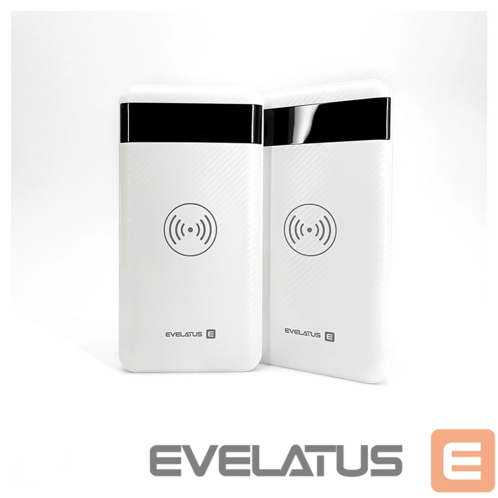 Väline aku Evelatus Evelatus Power Bank Wireless EPB05 10000 mAh White