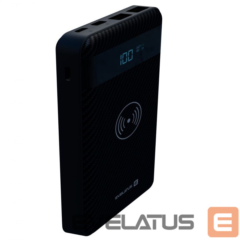 Väline aku Evelatus Power Bank Wireless EPB05 10000 mAh Black