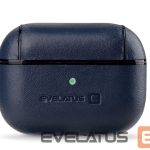 Korpus kõrvaklappidele Evelatus Apple AirPods Pro Leather Protective Case Dark Blue