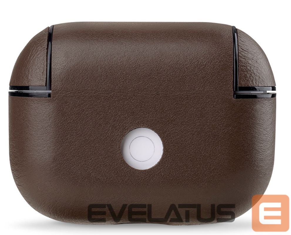 Korpus kõrvaklappidele Evelatus Apple AirPods Pro Leather Protective Case Brown
