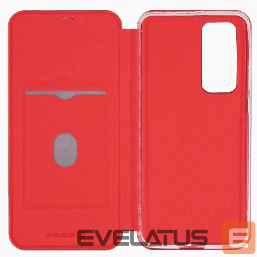 Kaaned - kaaned Evelatus Huawei P40 Book Case Wine Red