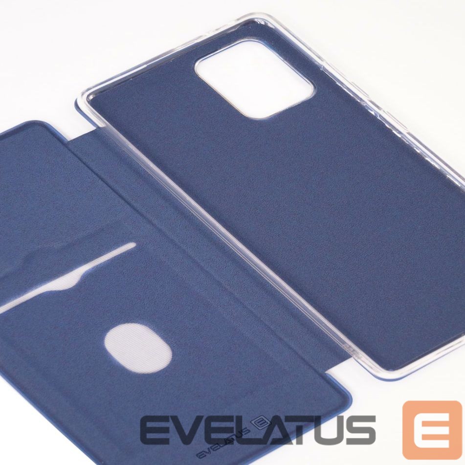 Kaaned - kaaned Evelatus Samsung S10 Lite Book Case Dark Blue