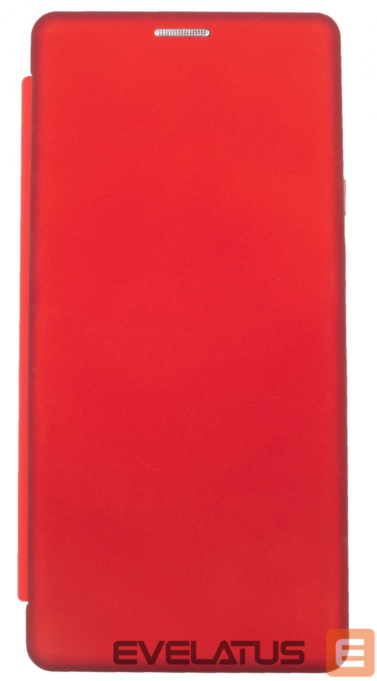 Kaaned - kaaned Evelatus Xiaomi Note 9 Book Case Wine Red