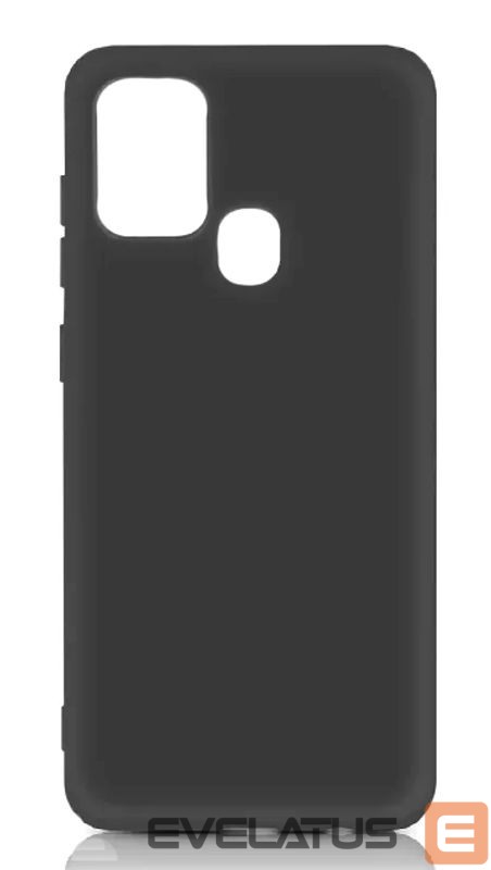 Tagakaaned Evelatus Samsung Galaxy A21s Nano Silicone Case Soft Touch TPU Black