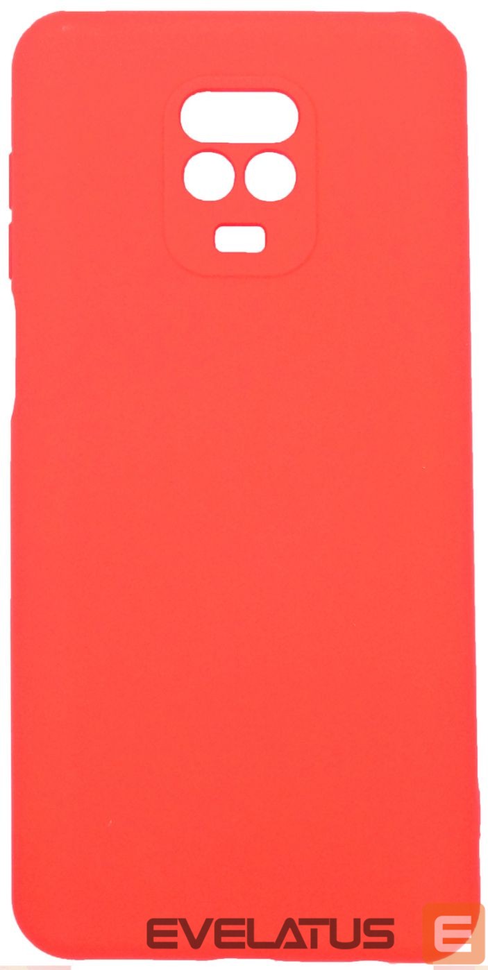 Tagakaaned Evelatus Xiaomi Xiaomi Redmi Note 9 Pro / Redmi Note 9S Nano Silicone Case Soft Touch TPU Red
