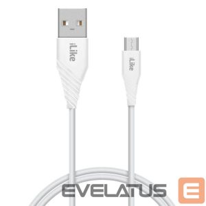 Kaabel iLike - iLike Charging Cable for MicroUSB ICM01 White