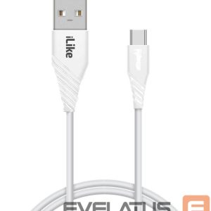 Kaabel iLike - iLike Charging Cable for Type-C ICT01 White