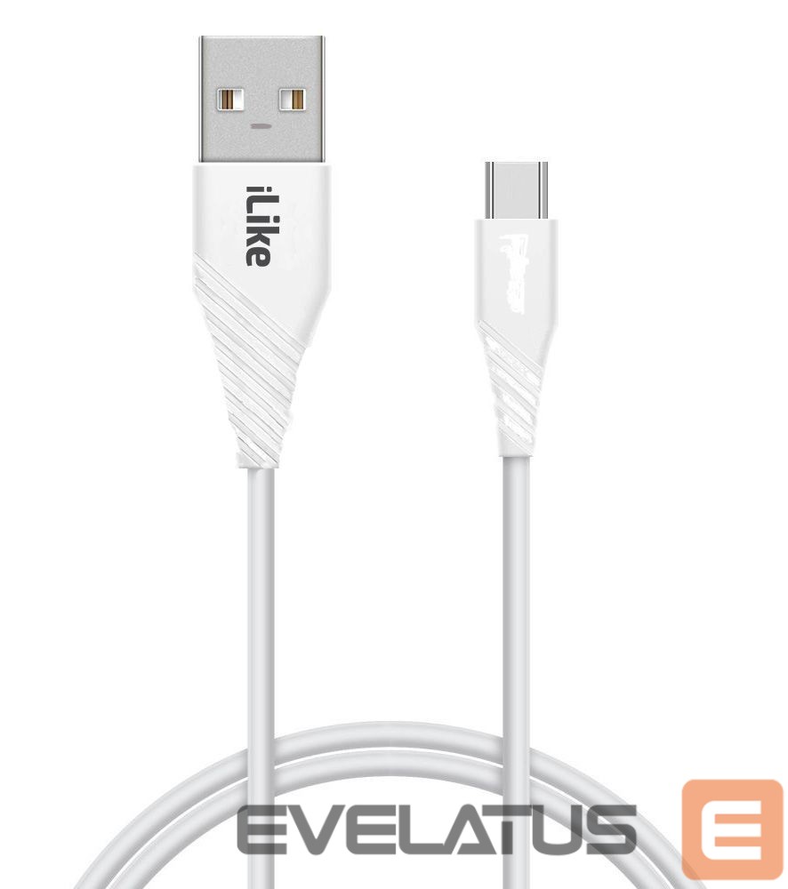 Kaabel iLike - iLike Charging Cable for Type-C ICT01 White
