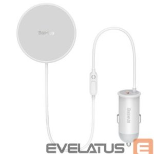Automaatne hoidja Baseus  Wireless car charger with MagSafe 15W holder for air vent + USB Type C 25W White