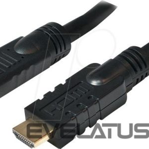 Monitori tarvik Logilink  CHA0025 HDMI Cable, Active, M/M, 25m, black 