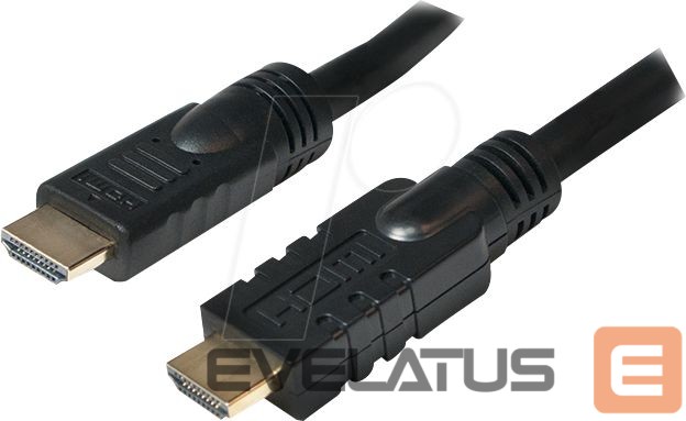 Monitori tarvik Logilink CHA0025 HDMI Cable, Active, M/M, 25m, black