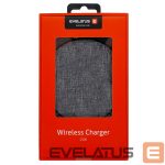 Juhtmeta laadija Evelatus - Evelatus Wireless Desk charger EWC04 Fabric