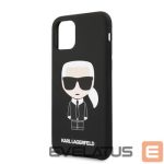 Tagakaaned Karl Lagerfeld Apple iPhone 11 Pro Iconic Silicone Cover Black