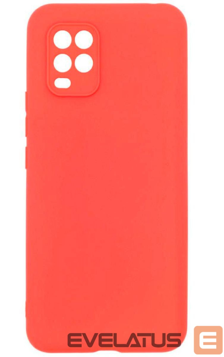 Tagakaaned Evelatus Xiaomi Xiaomi Mi 10 Lite Soft Touch Silicone Red