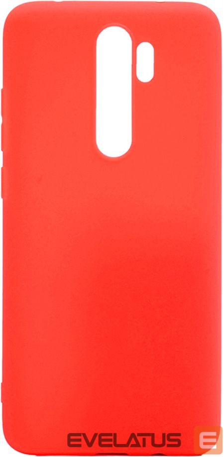 Tagakaaned Evelatus Xiaomi Redmi 9 Soft Touch Silicone Red