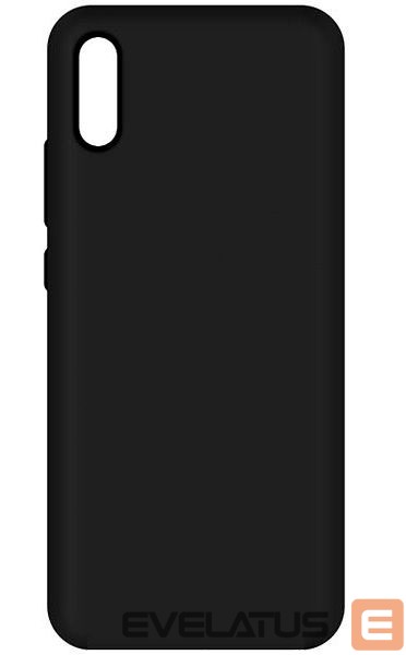 Tagakaaned Evelatus Xiaomi Redmi 9A / 9AT / 9i Nano Silicone Case Soft Touch TPU Black