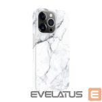 Tagakaaned Evelatus Apple iPhone 14 Pro Premium Silicone case Customized Print Marble White