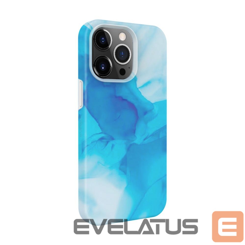 Tagakaaned Evelatus Apple iPhone 14 Pro Max Silicone case Customized Print Blue