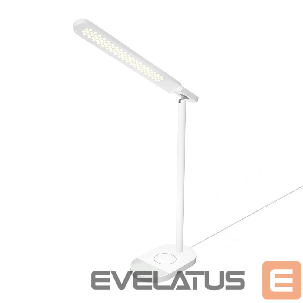 Juhtmeta laadija Evelatus Evelatus Desk Lamp Wireless Charger EWC07 White