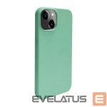 Tagakaaned iLike Apple iPhone 14 Silicone plastic case Eco Print Design Flower Green