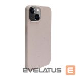 Tagakaaned iLike Apple iPhone 14 Silicone plastic case Eco Print Design Beige