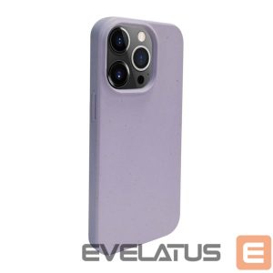 Tagakaaned iLike Apple iPhone 14 Pro Silicone plastic case Eco Print Design Flower Purple