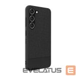 Tagakaaned iLike Samsung Galaxy S23 Plastic Leather Back Cover Black