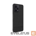Tagakaaned iLike Xiaomi Redmi Note 12 / Poco X5 Plastic Leather Back Cover Black