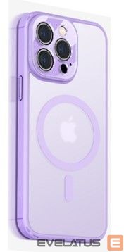 Tagakaaned Evelatus Apple iPhone 14 Pro Max Hybird Case Whith Magsafe and Camera Protection PC+TPU Purple