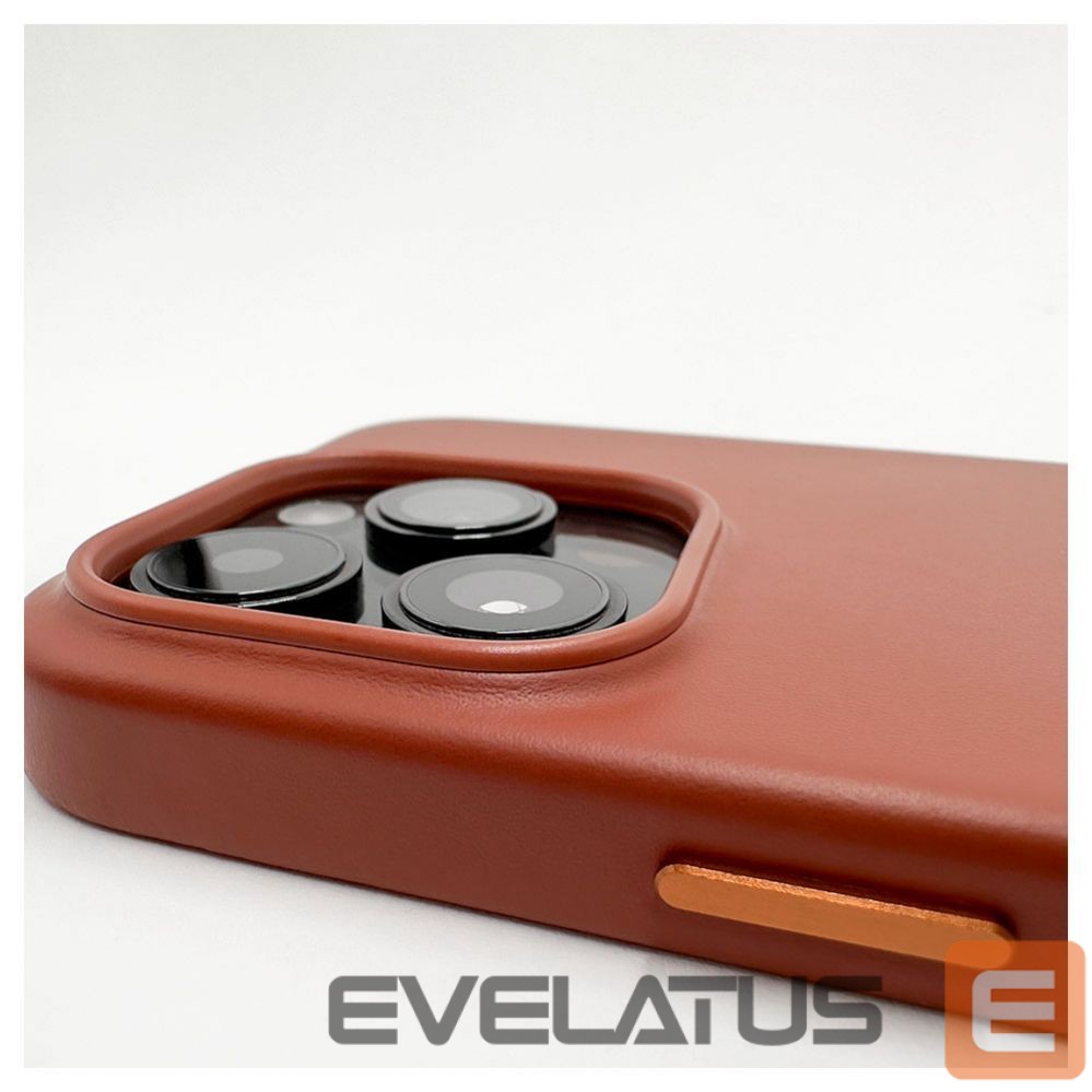 Tagakaaned Evelatus Apple iPhone 14 Pro Genuine Leather case with MagSafe Brown