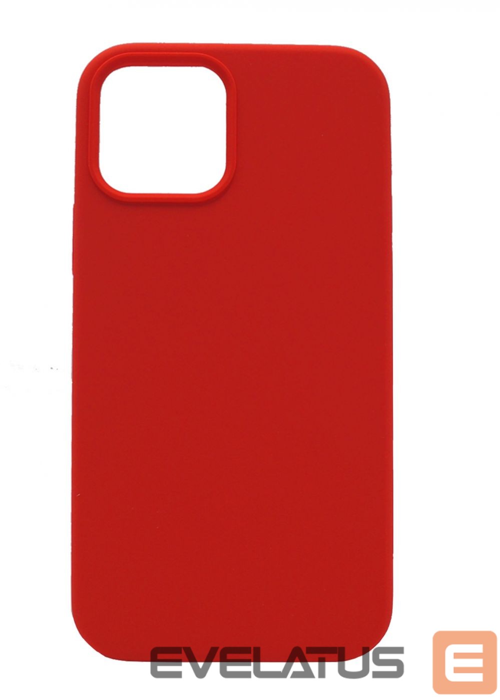 Tagakaaned Evelatus Apple iPhone 12/12 Pro Premium Soft Touch Silicone Case Bright Red