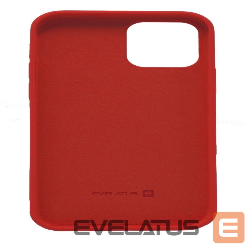 Tagakaaned Evelatus Apple iPhone 12/12 Pro Premium Soft Touch Silicone Case Bright Red