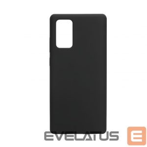 Tagakaaned Evelatus Samsung Galaxy Note 20 Premium Soft Touch Silicone Case Black