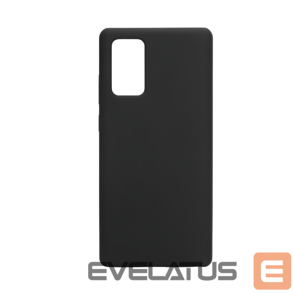 Tagakaaned Evelatus Samsung Galaxy Note 20 Premium Soft Touch Silicone Case Black