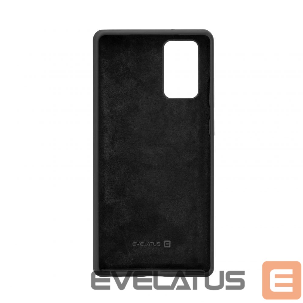 Tagakaaned Evelatus Samsung Galaxy Note 20 Premium Soft Touch Silicone Case Black
