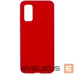 Tagakaaned Evelatus Samsung Galaxy S20 Premium Soft Touch Silicone Case Red