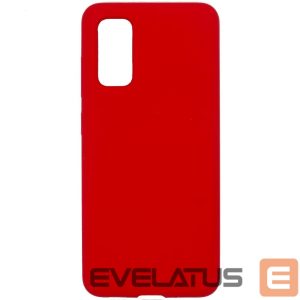 Tagakaaned Evelatus Samsung Galaxy S20 Premium Soft Touch Silicone Case Red