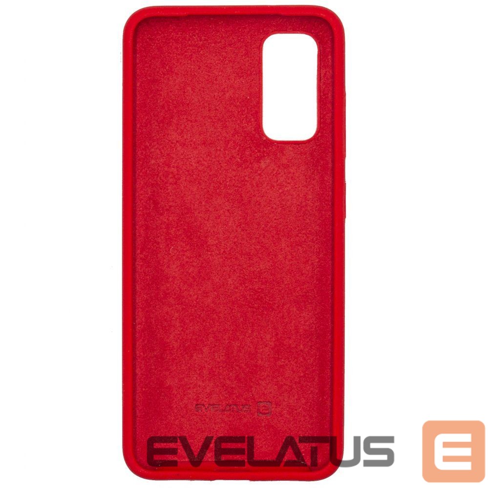 Tagakaaned Evelatus Samsung Galaxy S20 Premium Soft Touch Silicone Case Red