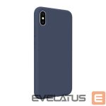 Tagakaaned Evelatus Apple iPhone Xs Max Premium Soft Touch Silicone Case Midnight Blue