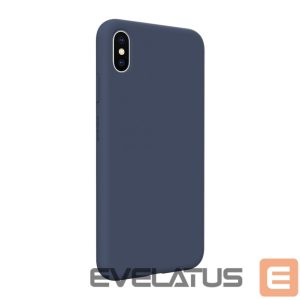 Tagakaaned Evelatus Apple iPhone Xs Max Premium Soft Touch Silicone Case Midnight Blue