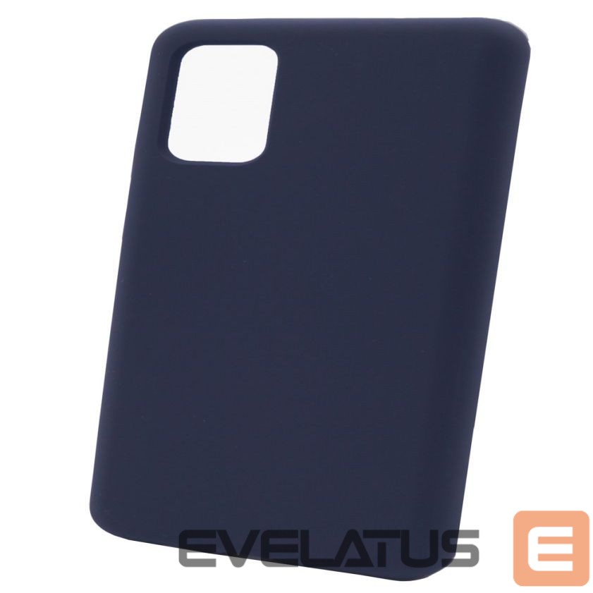 Tagakaaned Evelatus Huawei P40 Premium Soft Touch Silicone Case Midnight Blue