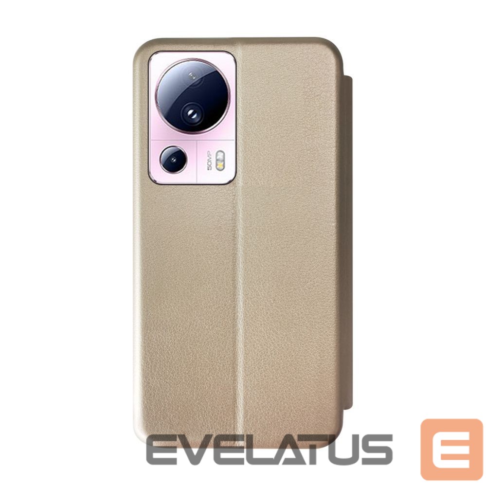 Kaaned - kaaned iLike Xiaomi Mi 13 Lite Book Case Gold