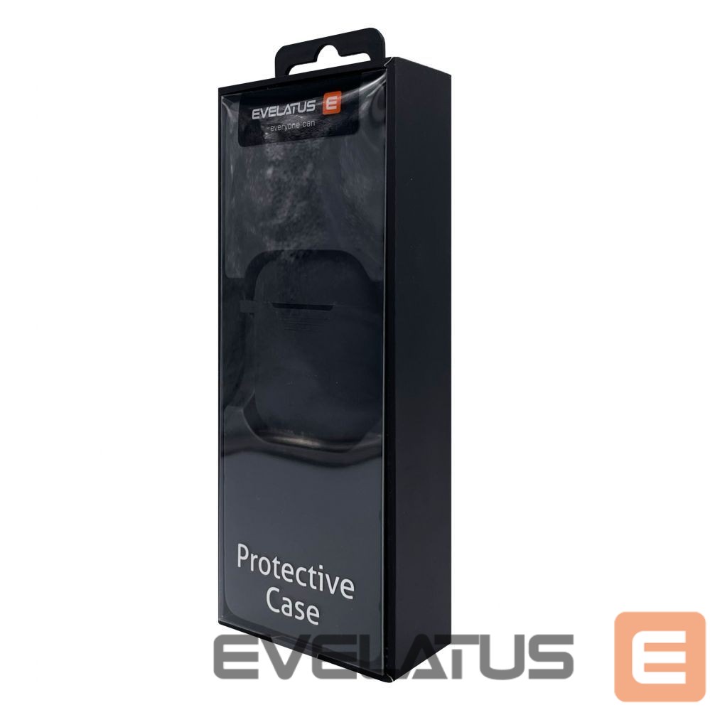 Korpus kõrvaklappidele Evelatus Apple Airpods Case EAC04 Dark Gray
