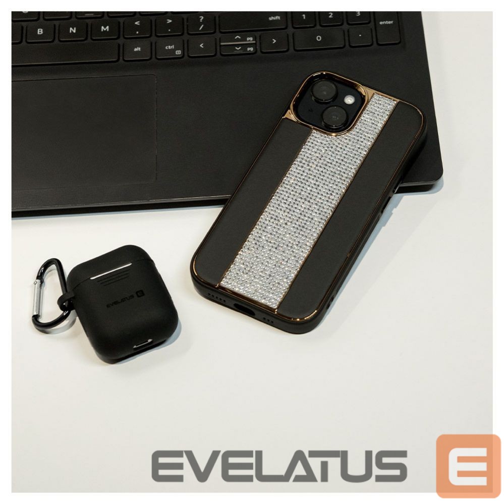 Korpus kõrvaklappidele Evelatus Apple Airpods Case EAC04 Dark Gray