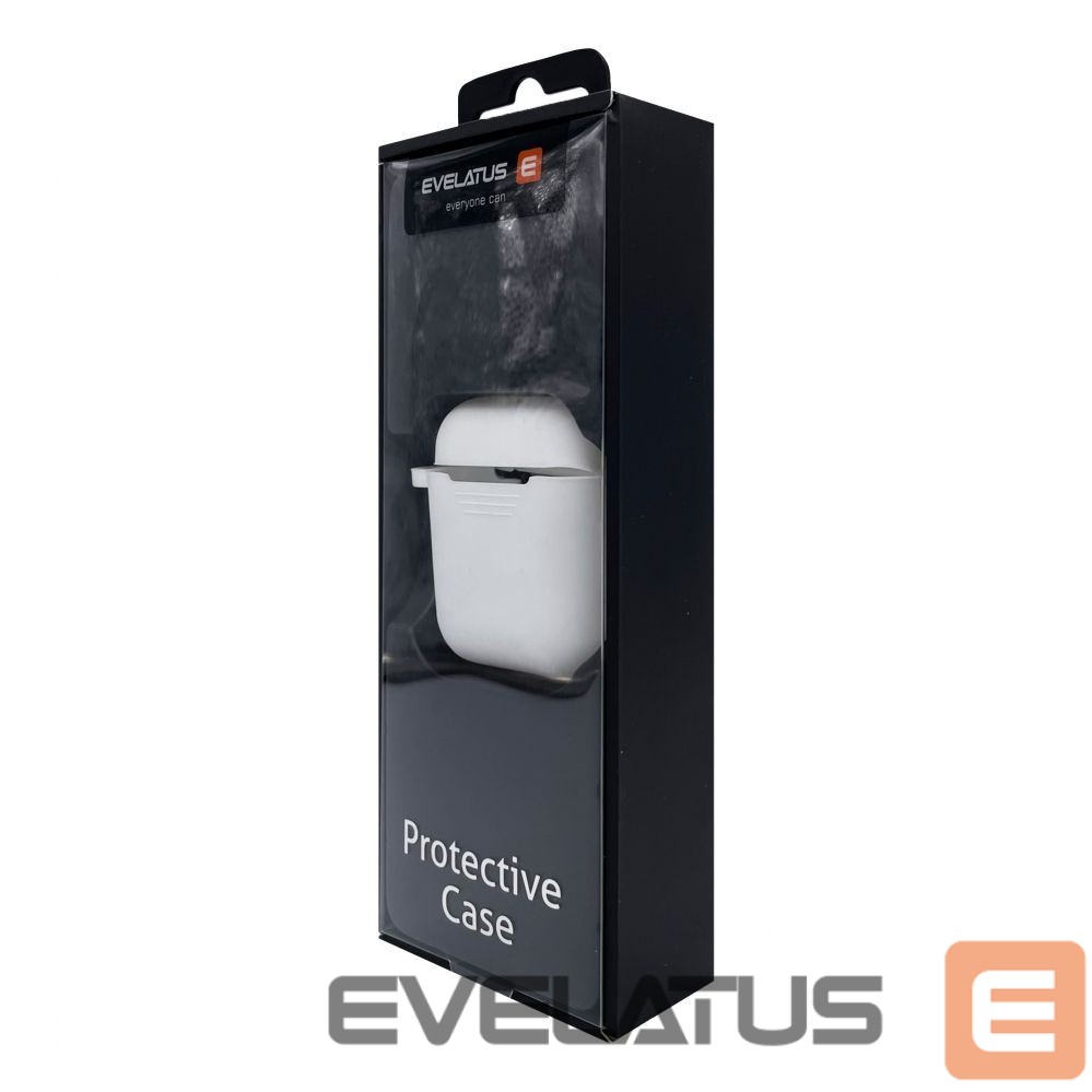 Korpus kõrvaklappidele Evelatus Apple Airpods Case EAC04 White