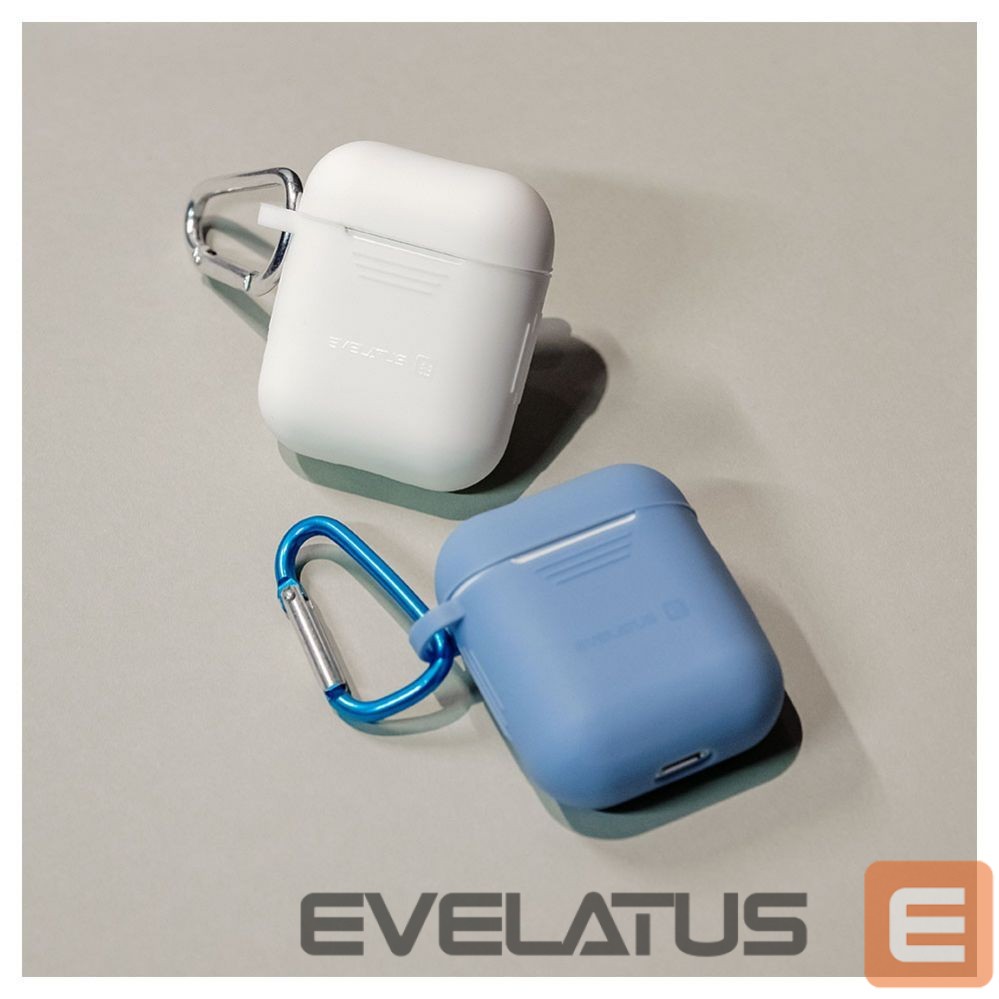 Korpus kõrvaklappidele Evelatus Apple Airpods Case EAC04 White