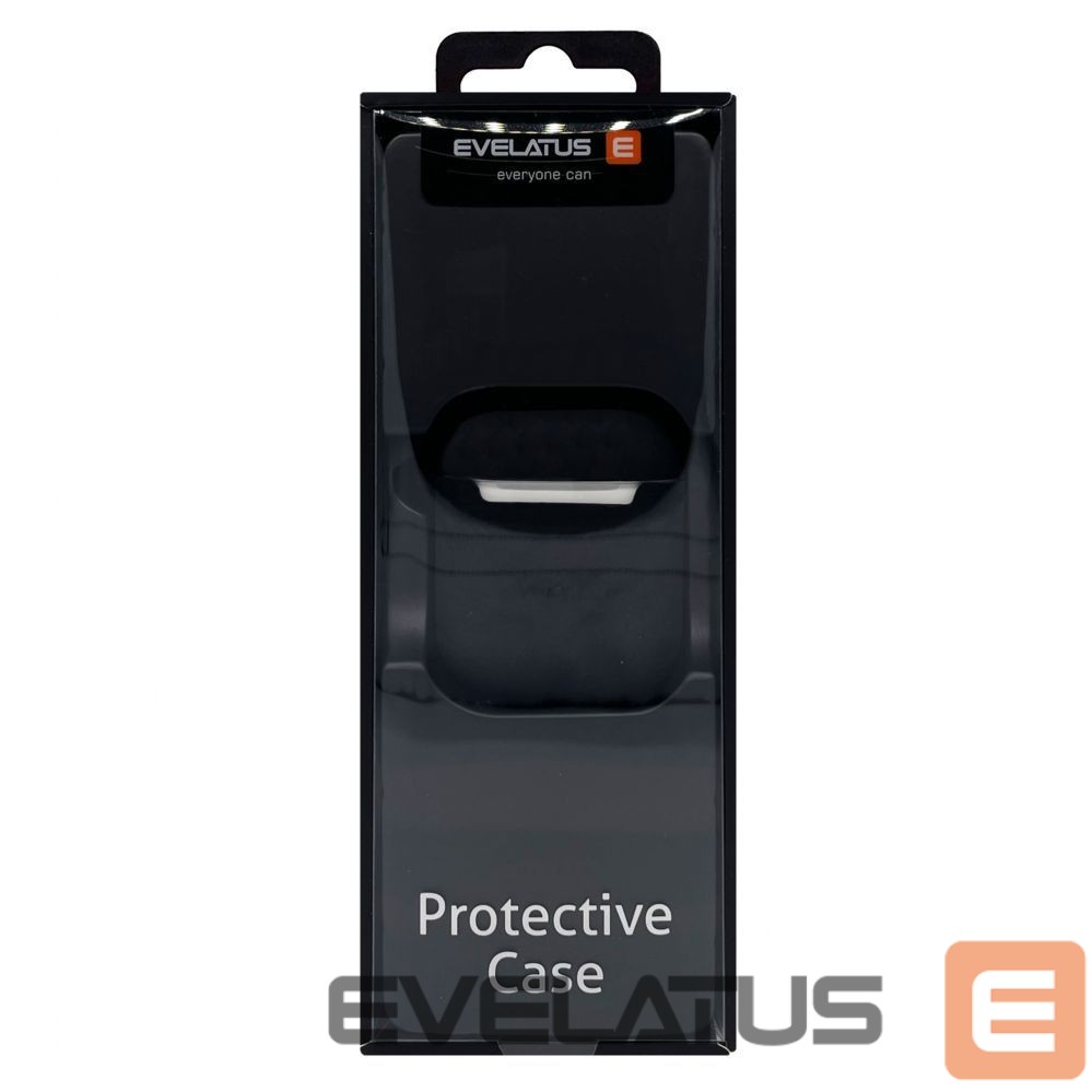 Korpus kõrvaklappidele Evelatus Apple Airpods Case EAC05 Black