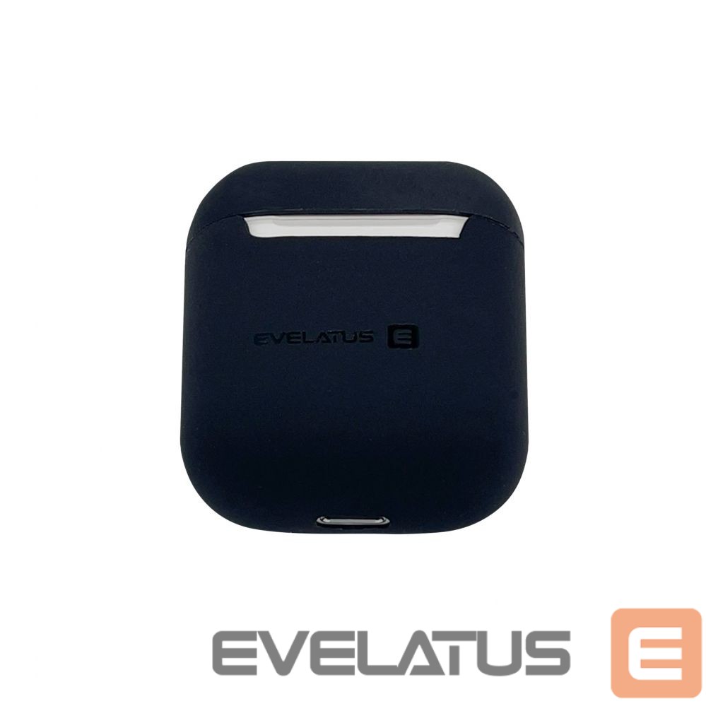 Korpus kõrvaklappidele Evelatus Apple Airpods Case EAC05 Black